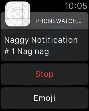 Adding Actions to iOS and WatchOS Local Notifications